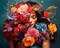 Flower Woman Paint-by-Numbers Kit for Adults – DIY Colorful Canvas Painting, Oil Art & Craft Kit for Wall Decor (16x20", No Frame)